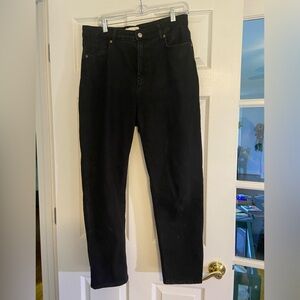 H&M Black Straight Leg Jeans